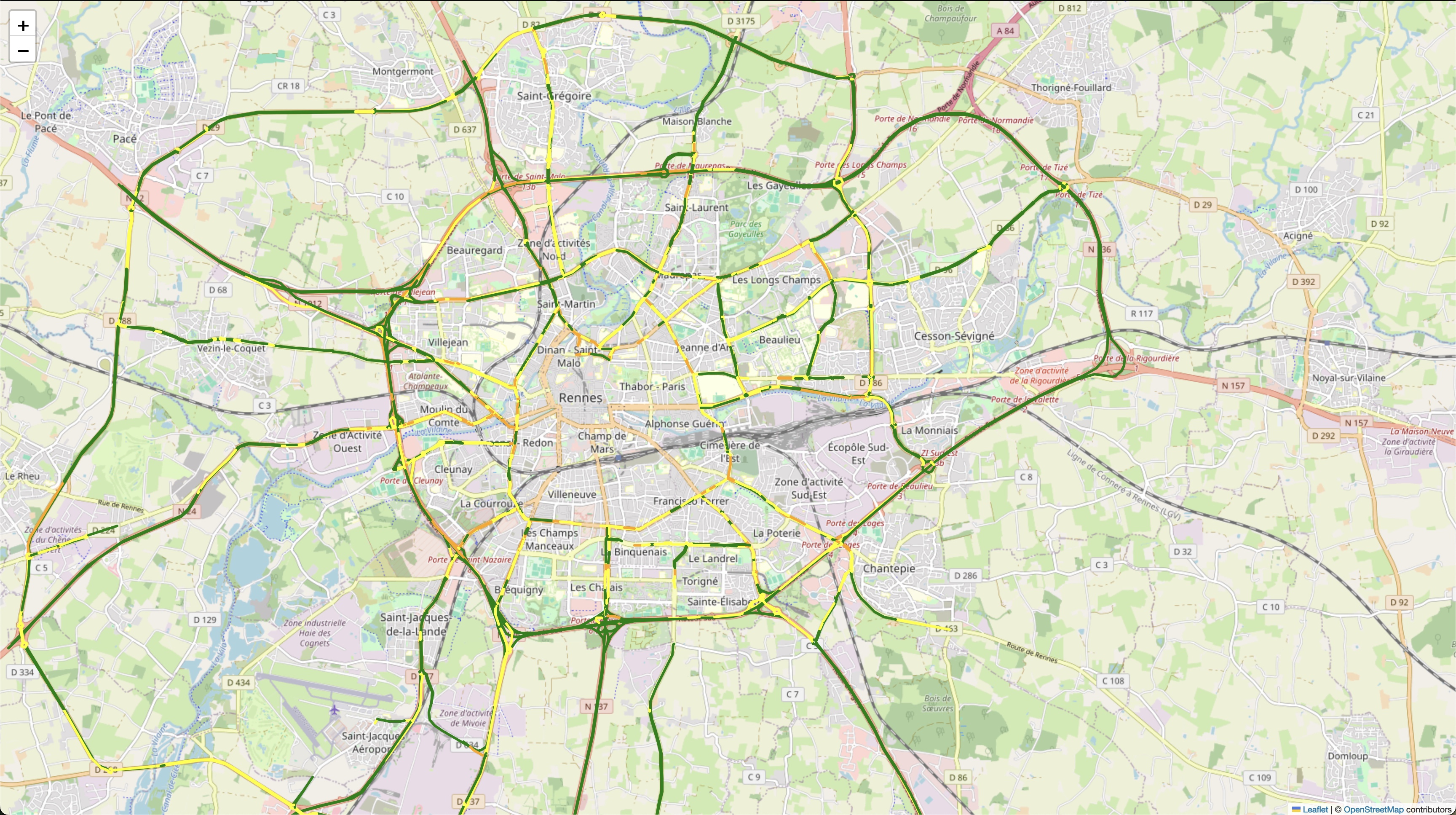 Featured image of post Activité d'IA, prédiction du trafic de Rennes